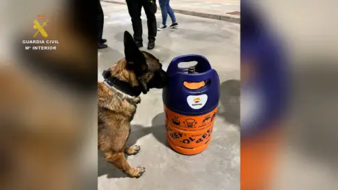 Escondió droga en dos bombonas de gas para traerla de Huelva a Canarias