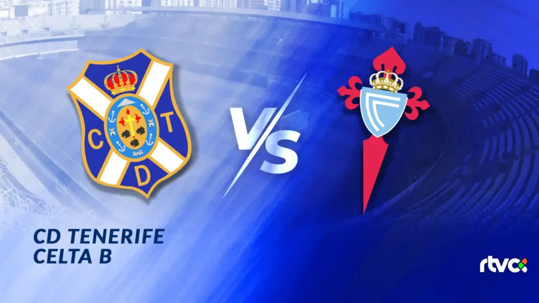 CD Tenerife vs Celta Fortuna J12 Primera Federación 15 noviembre 2025