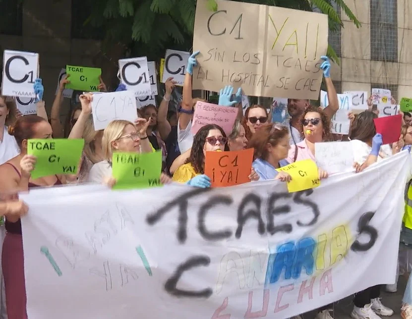 Canarias se suma a la huelga nacional de los Técnicos en Cuidados Auxiliares de Enfermería