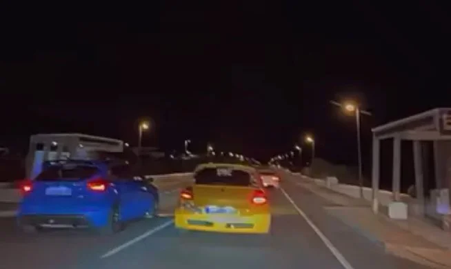 Carrera ilegal en Haría, Lanzarote