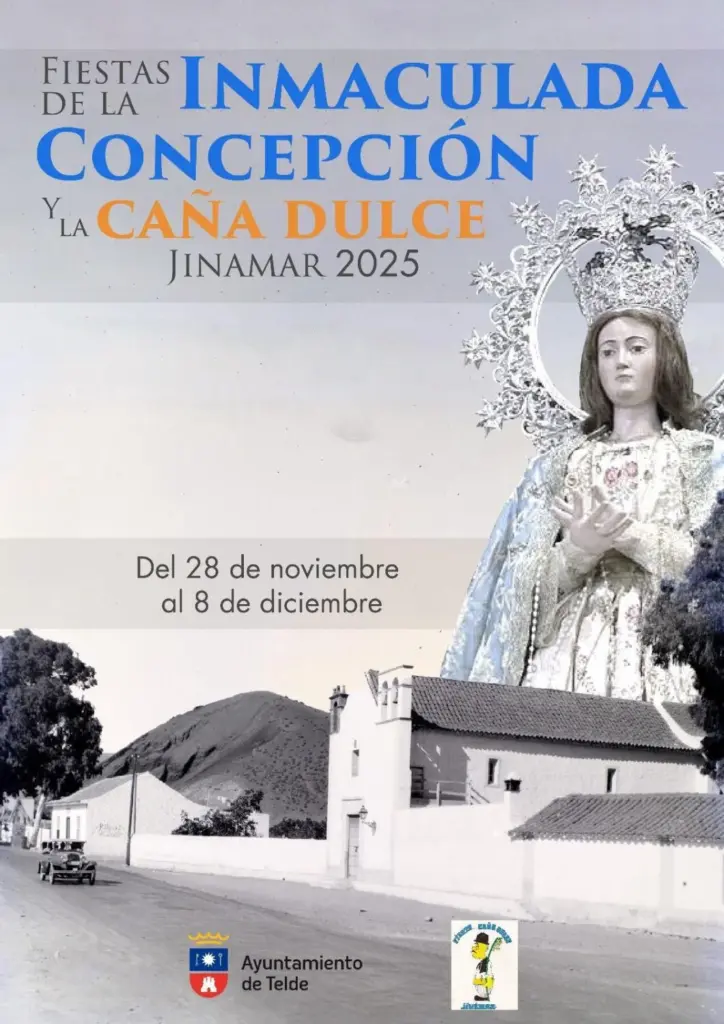 Programa de las Fiestas de la Inmaculada Concepción y la Caña Dulce de Jinámar 2025