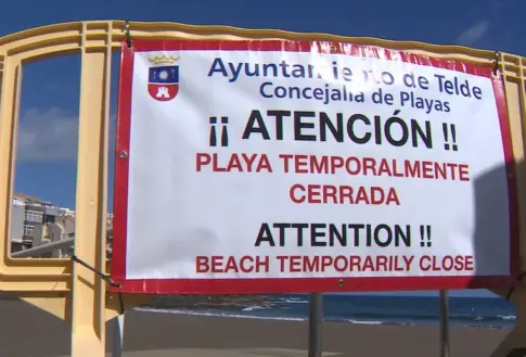 Seis playas continúan cerradas en Gran Canaria por contaminación