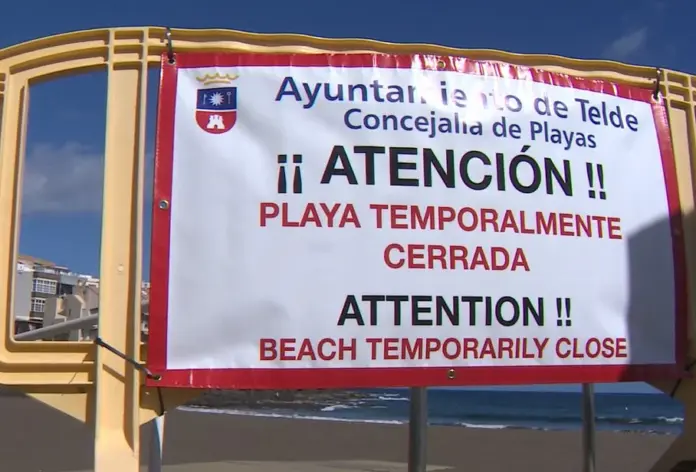 Hace dos días se activo el Plan de Protección Civil de la Comunidad Autónoma y por el momento mantiene cerradas seis playas en el sur y este de Gran Canaria
