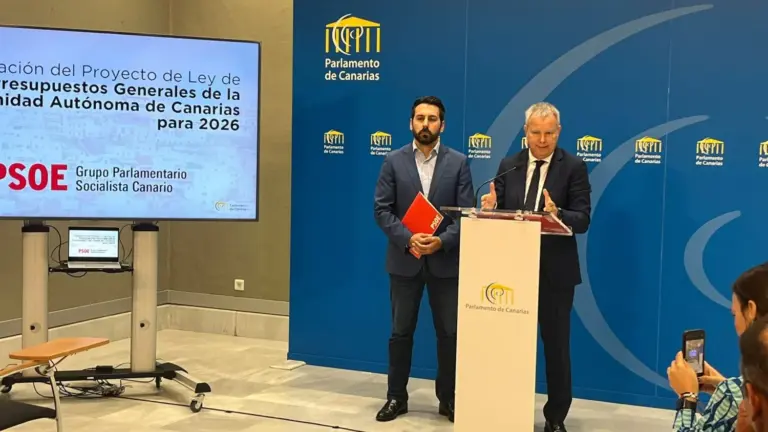 El PSOE presentará una enmienda a la totalidad a los Presupuestos canarios de 2026