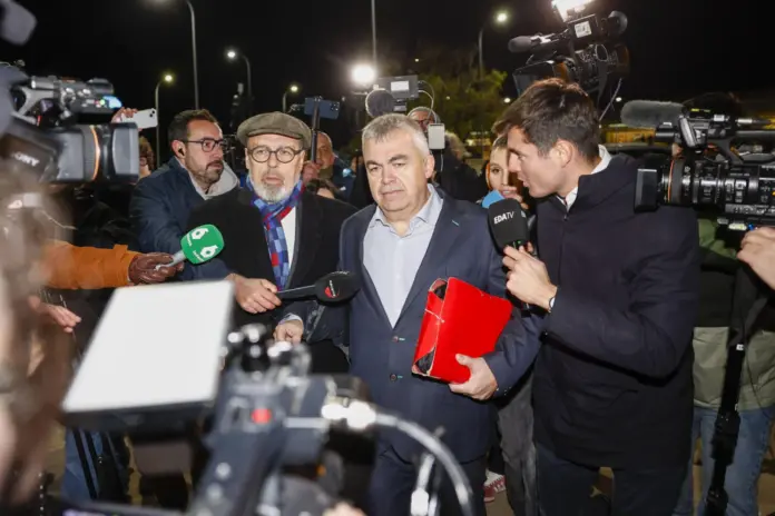 El ex secretario de Organización del PSOE Santos Cerdán ha salido de la cárcel este miércoles tr