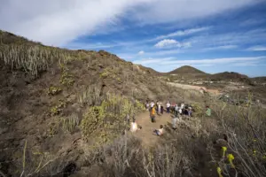 Asociaciones de Memoria Histórica se reúnen en la Sima de Jinámar para rendir homenaje a las víctimas del franquismo