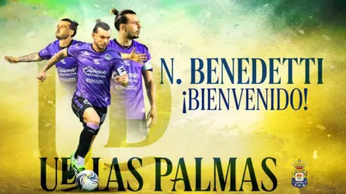 La UD Las Palmas ficha al delantero Nicolás Benedetti
