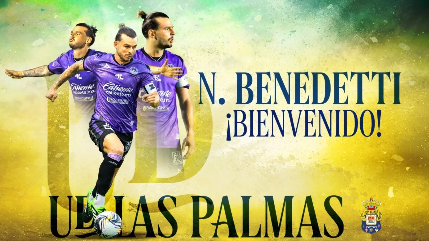La UD Las Palmas ficha al delantero Nicolás Benedetti
