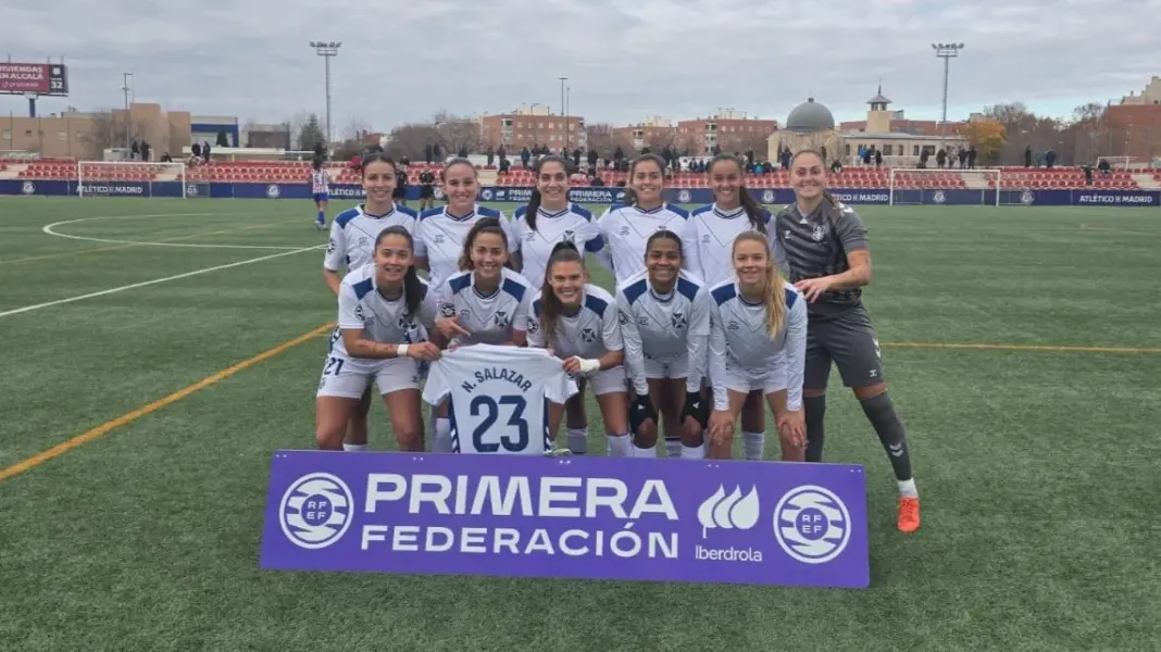 El CD Tenerife Femenino B vence al Atlético de Madrid B a domicilio