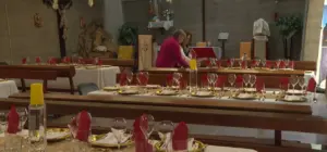Cena de Nochebuena en la Iglesia del Santísimo Redentor