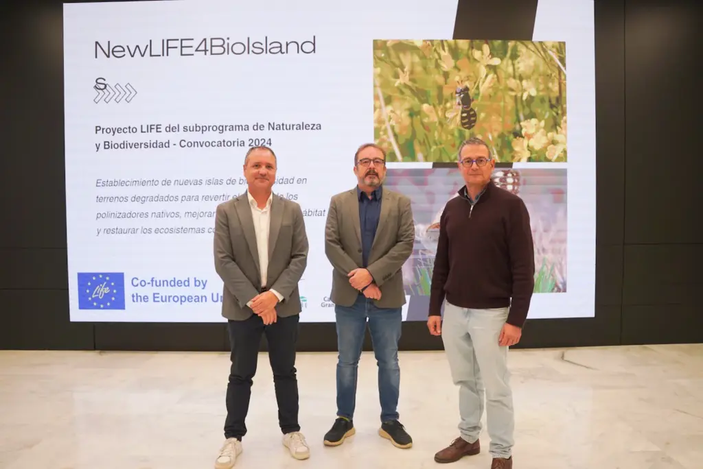 Gran Canaria se convierte en referente en restauración ecológica de polinizadores nativos. Imagen cedida por el Cabildo de Gran Canaria.