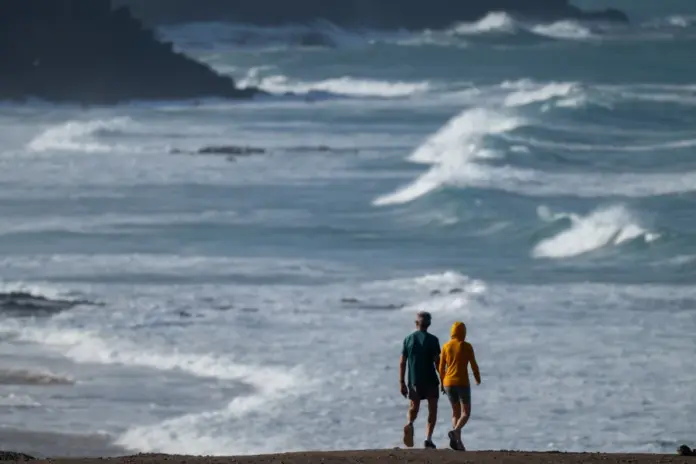 Continúa la prealerta por mal estado del mar. el Cotillo, Fuerteventura. Imagen EFE