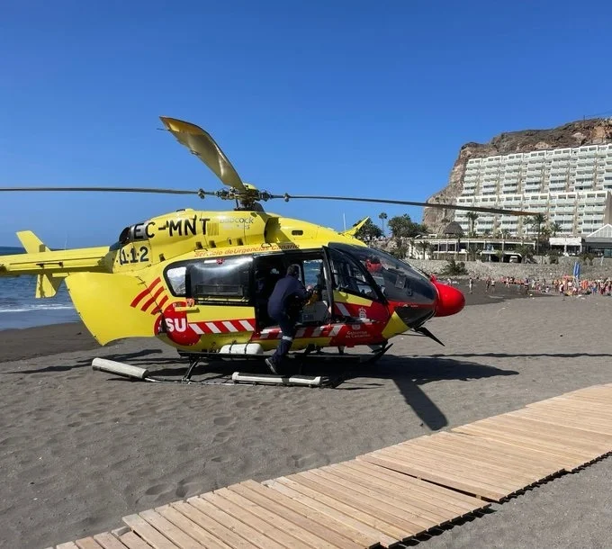 Una niña de 4 años ha sido trasladada en estado grave al Hospital Universitario Materno Infantil de Canarias después de sufrir síntomas de ahogamiento en una piscina de Taurito