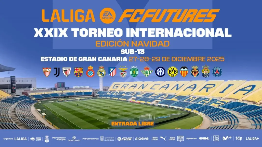 El Estadio de Gran Canaria acogerá el XXIX Torneo Internacional LALIGA FC FUTURES