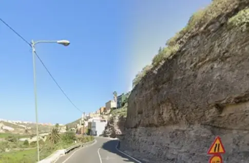 Un motorista de 20 años, grave al caer en Tafira