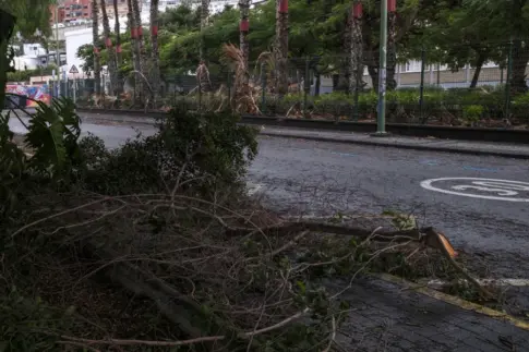 Galería de imágenes de la borrasca Emilia en Canarias
