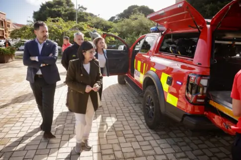 Nuevo vehículo para el parque móvil de los Bomberos de Las Palmas de Gran Canaria