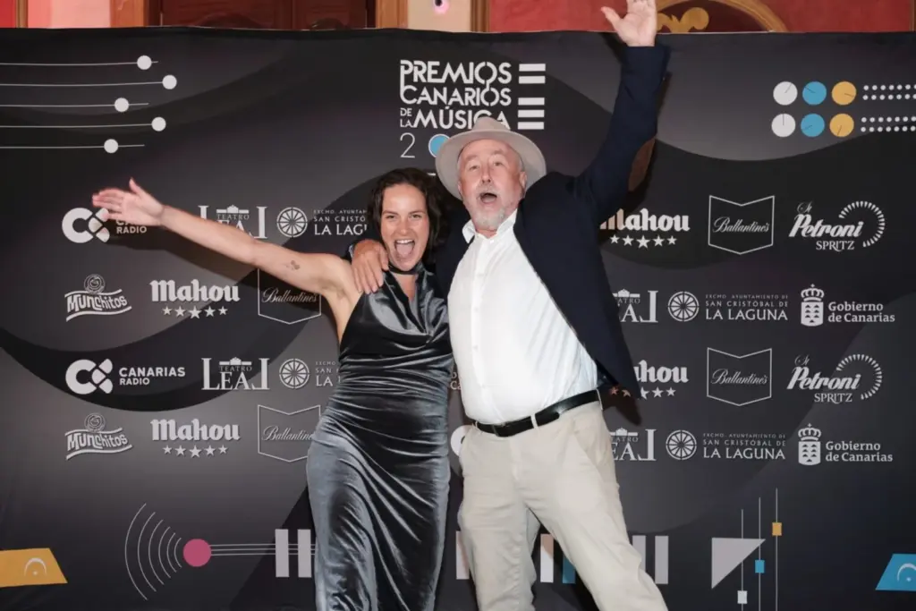 Julia Rodríguez y Domingo Rodríguez 'El Colorao' / Premios Canarios de la Música 2025