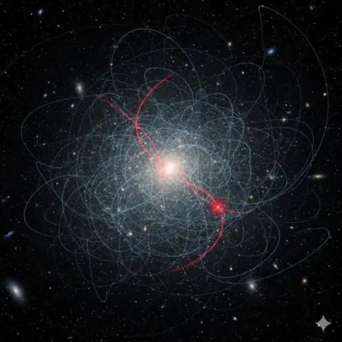 Una sola colisión podría explicar la materia oscura en galaxias enanas