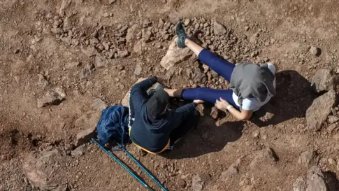 Un helicóptero del GES rescata a una senderista que sufrió una caída en Mogán