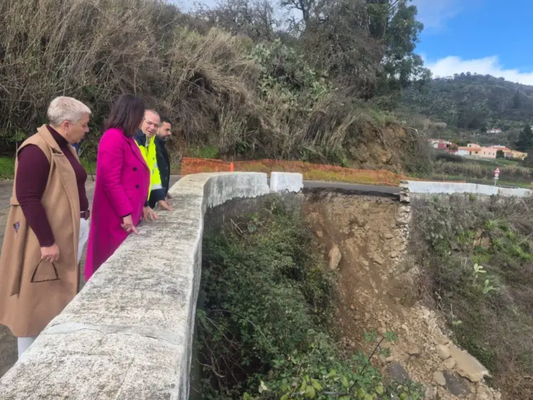 Gran Canaria repara por vía de urgencias cuatro carreteras dañadas por la borrasca Emilia