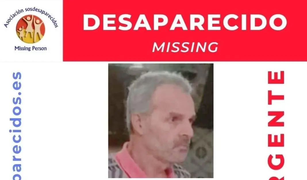 El hombre que ha desaparecido tiene el pelo canoso, los ojos castaños y una complexión normal