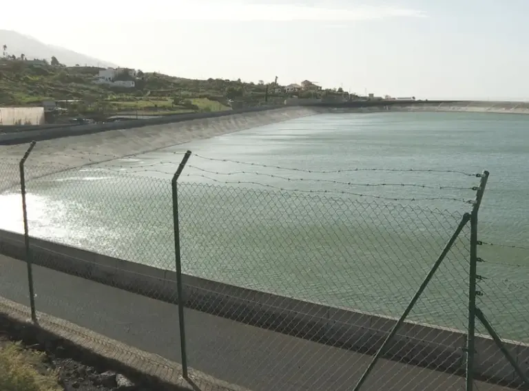 Los embalses en La Palma llegan al 31% de su capacidad