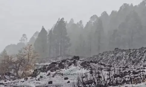 Galería de imágenes de la borrasca Emilia en Canarias