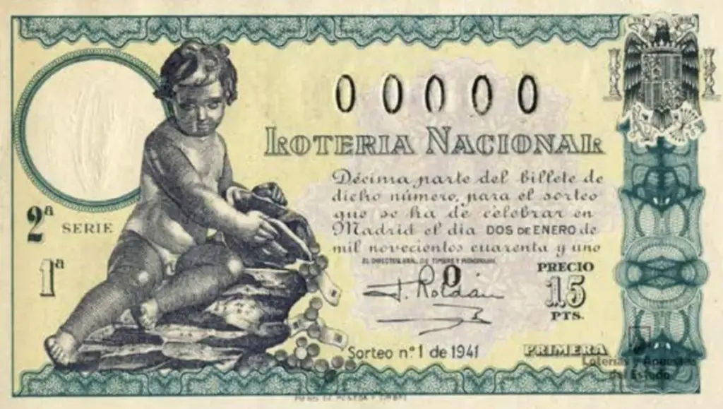 Primer décimo de la Lotería del Niño / Loterías y Apuestas del Estado