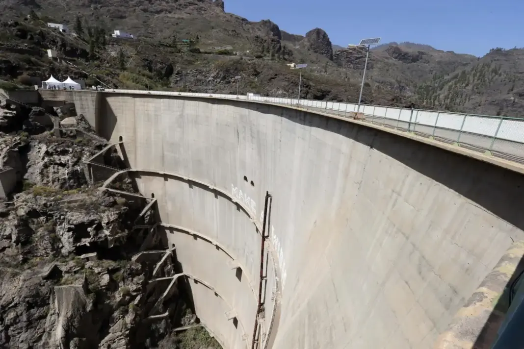 Imagen de archivo de la presa de Soria, Gran Canaria