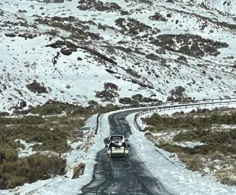Desde este mediodía ya se puede subir a disfrutar de la nieve en el Teide