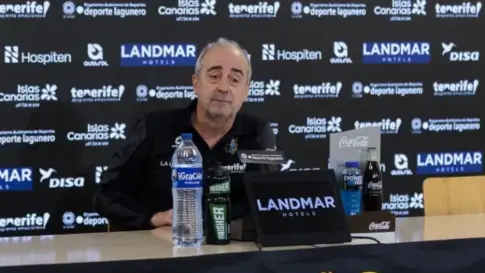 Txus Vidorreta analiza las dudas del Tenerife antes del partido en Girona