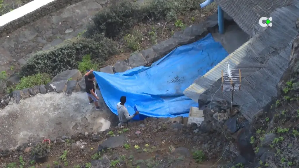 Cerrado el Pozo de Las Calcosas, en El Hierro, por riesgo de desprendimientos por las lluvias de la borrasca Emilia