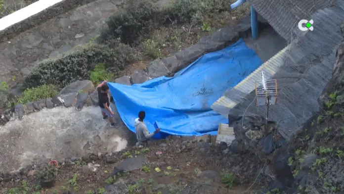 Cerrado el Pozo de Las Calcosas, en El Hierro, por riesgo de desprendimientos por las lluvias de la borrasca Emilia