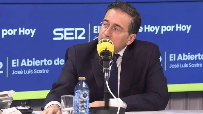 El ministro de Asuntos Exteriores, José Manuel Albares. Imagen Cadena SER