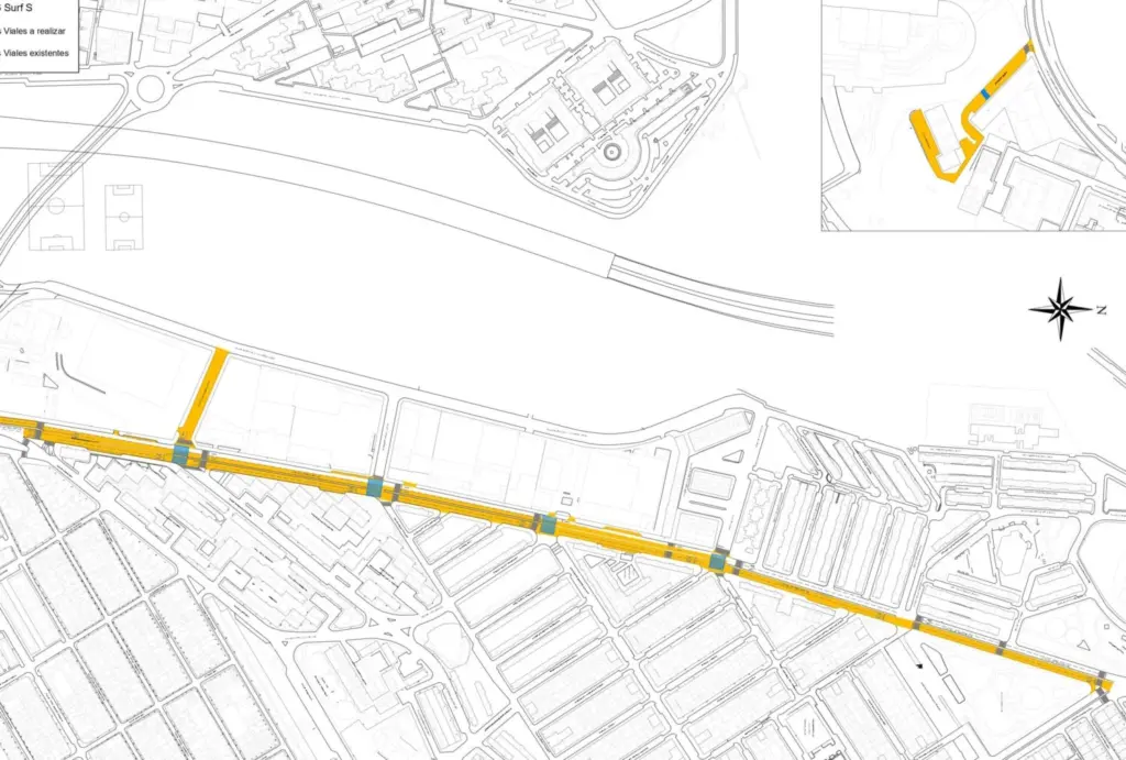 Recorrido del asfaltado en Escaleritas
