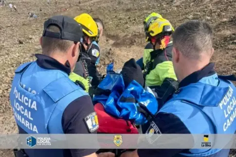 Una senderista sufre una caída en el cráter de Caldero Hondo, Fuerteventura