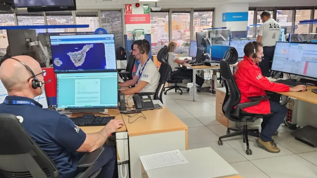 El 112 atendió 833 incidentes en Nochevieja en Canarias