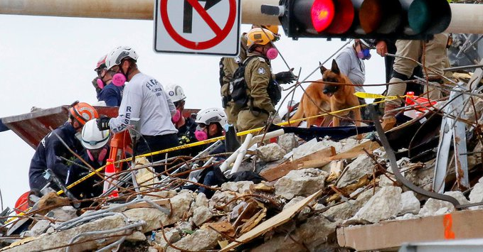 Aumentan a 12 los muertos por el derrumbe del edificio de Miami