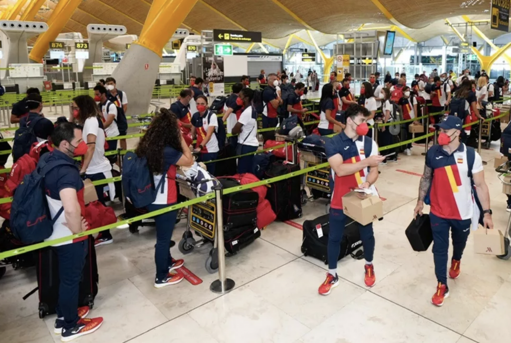 El grueso del equipo olímpico español llega a Tokio a cinco días de los JJOO