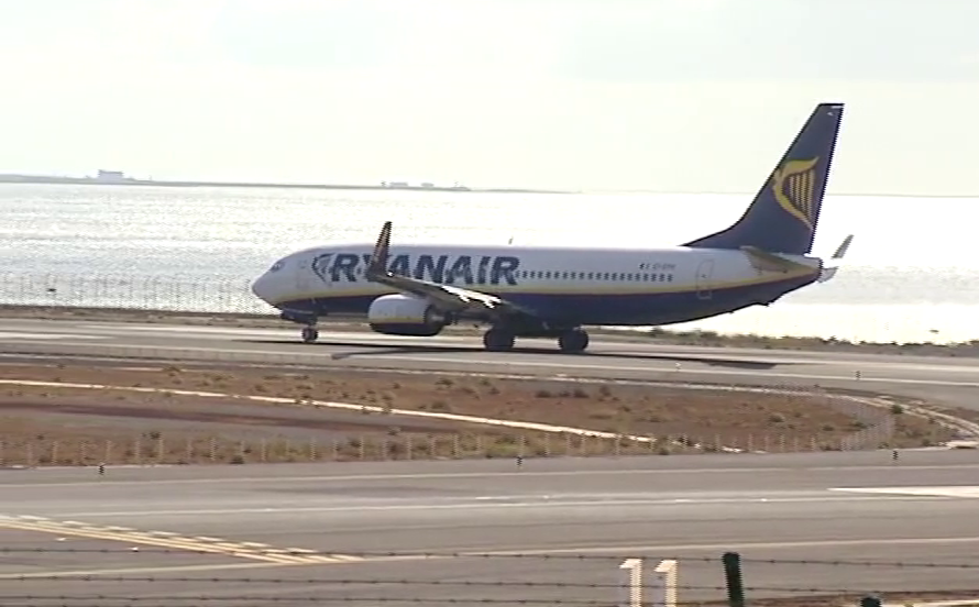 Avión de Ryanair