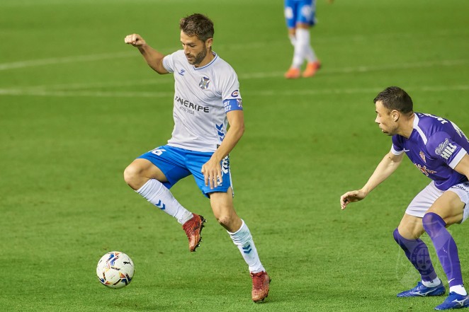 Las pruebas confirman una lesión muscular en Aitor Sanz. Foto: CD Tenerife