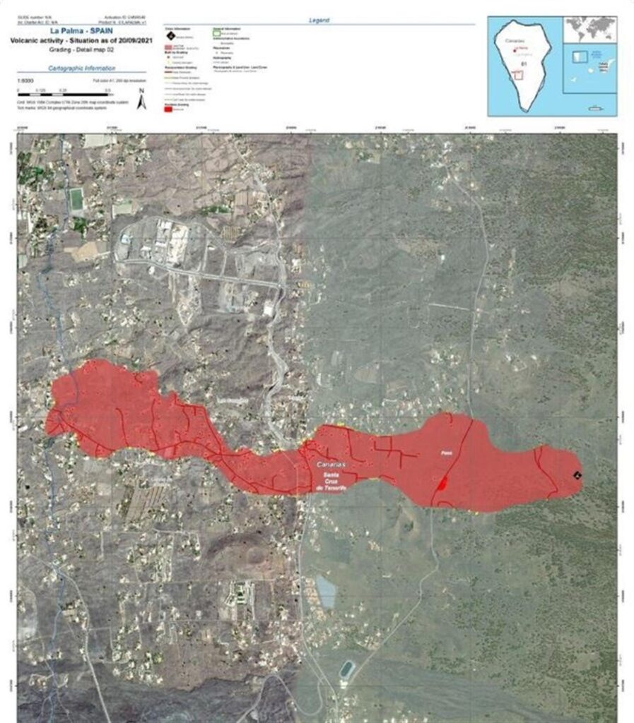 La lava ha arrasado 166 casas de camino hacia el mar