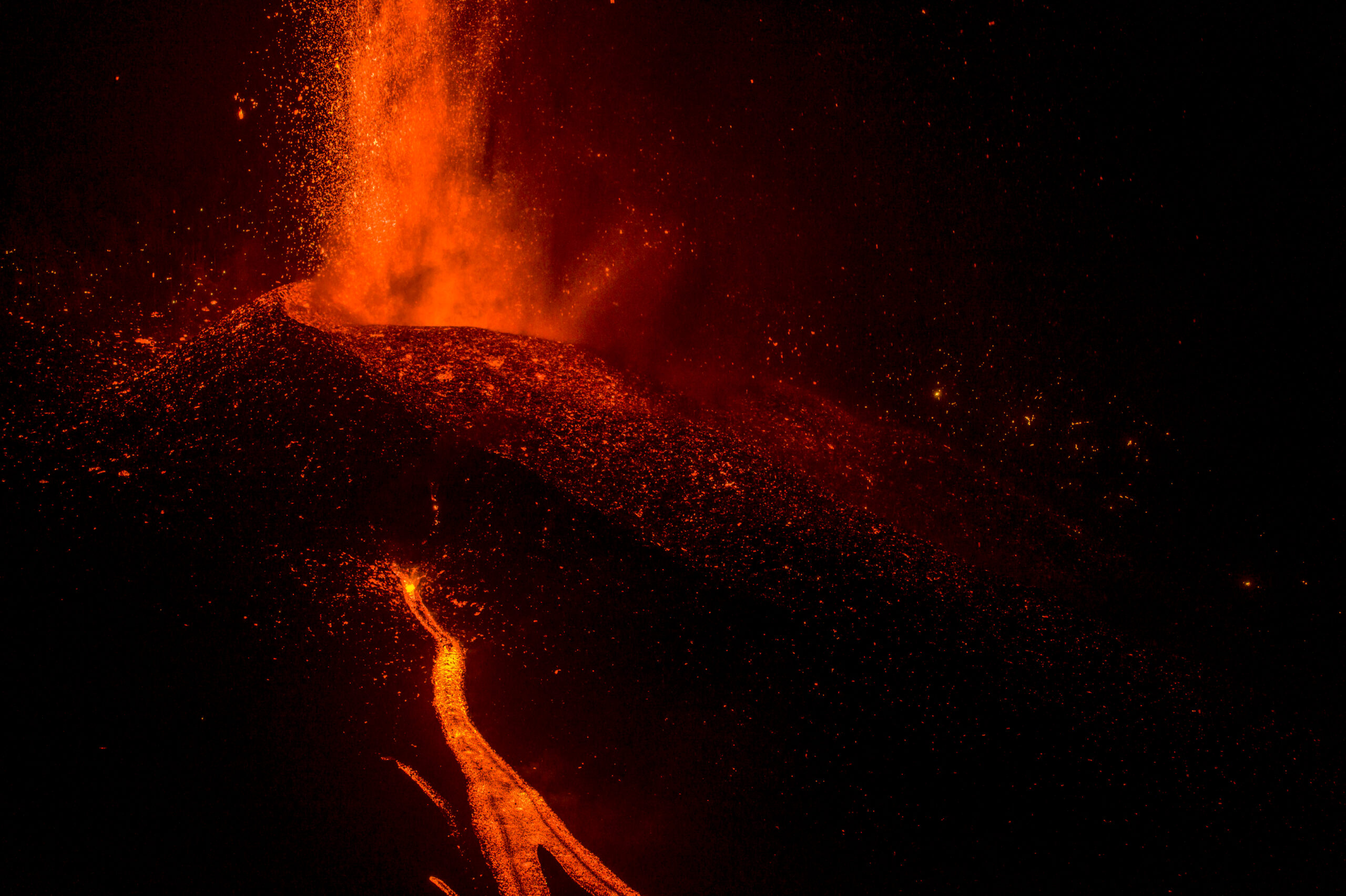 La erupción volcánica de La Palma en imágenes