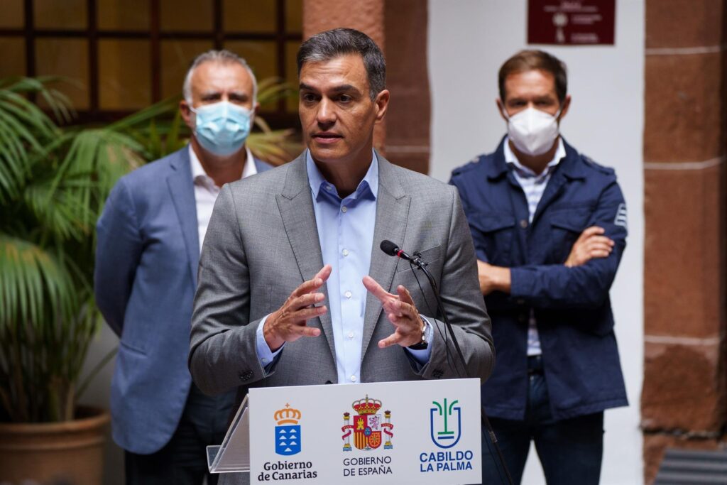 Se trata de la octava visita de Pedro Sánchez a La Palma, siendo la primera desde que se certificó el fin de la erupción