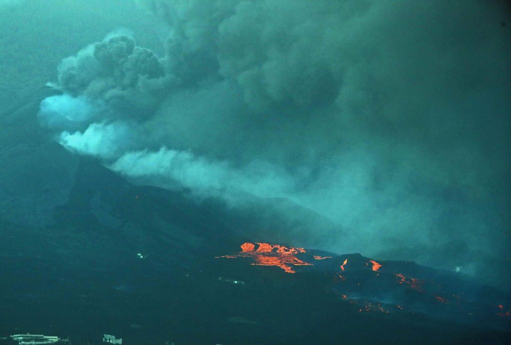 Asciende a 999,6 hectáreas la superficie afectada en La Palma por la reactivación de las coladas