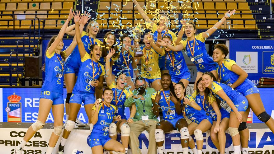 El Gran Canaria Urbaser, campeón de la Copa Princesa