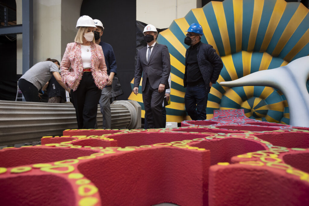 El escenario del Carnaval de Las Palmas de Gran Canaria ya toma forma