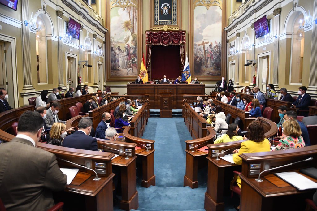 Los grupos que apoyan al Gobierno avalan su gestión, pero discrepan sobre el Sáhara en el Debate de la Nacionalidad Canaria 