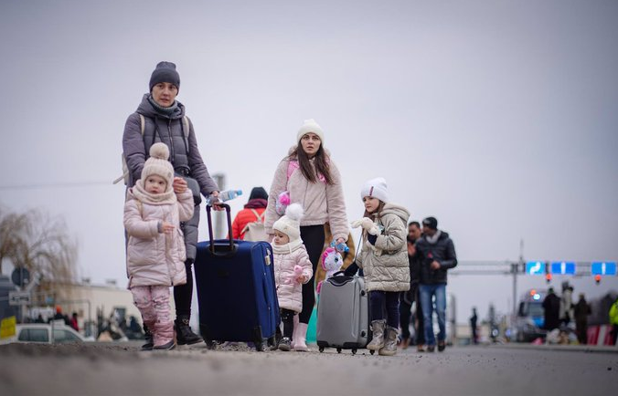 El drama de las familias en la frontera ucraniana
